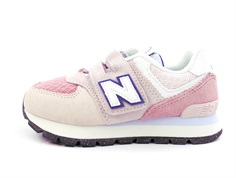 New Balance hazy rose/atlantic blue sneaker